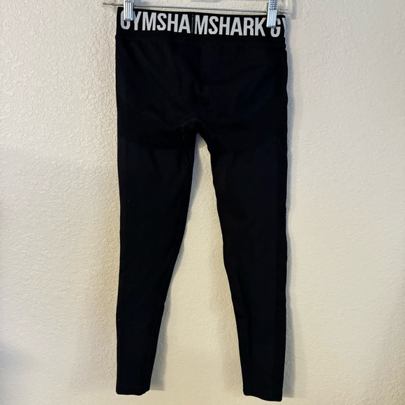 Gymshark Flex Leggings Black Gym Active size small - Picture 4 of 8